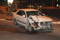  بالصور: إصابة 5 شبان بحادث طرق ذاتي في مفرق "كيسموس" بين اللد والرملة